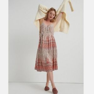 Lucky Brand Nikki Midi Dress XS NWOT